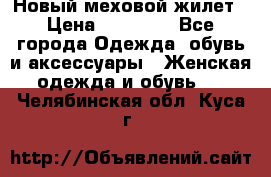 Новый меховой жилет › Цена ­ 14 000 - Все города Одежда, обувь и аксессуары » Женская одежда и обувь   . Челябинская обл.,Куса г.